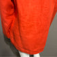 Preswick & Moore Orange 100% Linen Long Blazer Sz-10