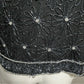 Papell Boutique 100% Silk Beaded Cropped Cocktail Jacket Sz-Large