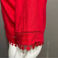 Lauren Ralph Lauren Red 100% Tunic Linen With Embellished Trim Top Size - XL