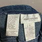 Jones New York 100% Cotton Denim Maxi With Split Skirt Sz-8