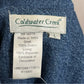 Coldwater Creek Denim Artsy Geometric Appliqué 100% Cotton Jacket Size - Large