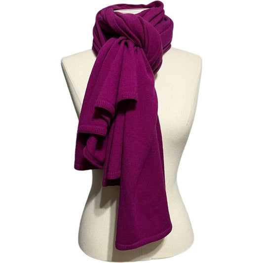 Fushia Pashmina Like Large Scarf