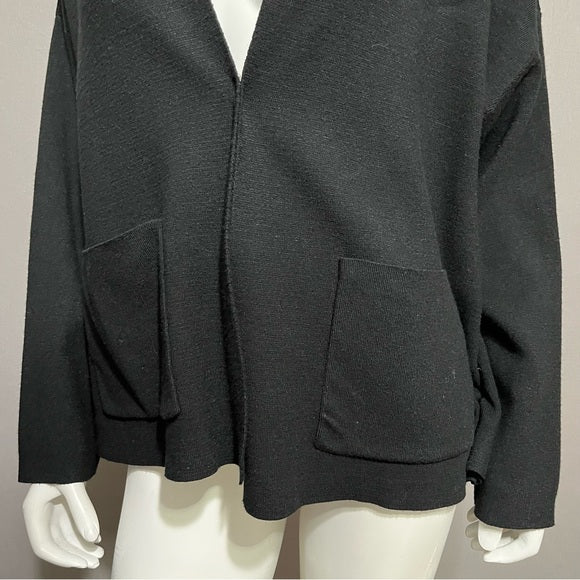 Devotion By Cyrus Black Open Front Cardigan Sz-Large