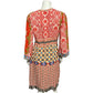 Johnny Was Rayne Orange Floral Print Dress Sz-XS