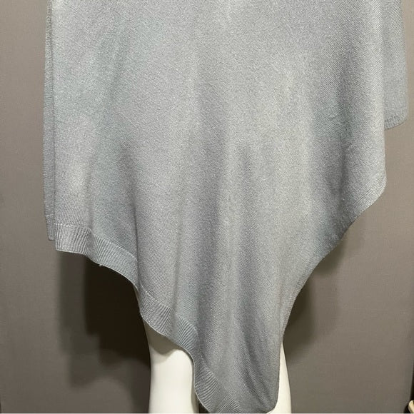 Pale Blue Poncho