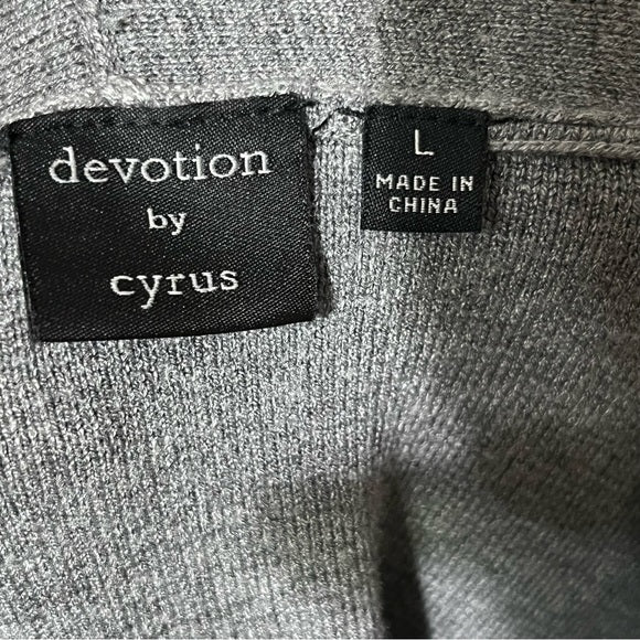 Devotion By Cyrus Gray Open Front Cardigan Sz-Large