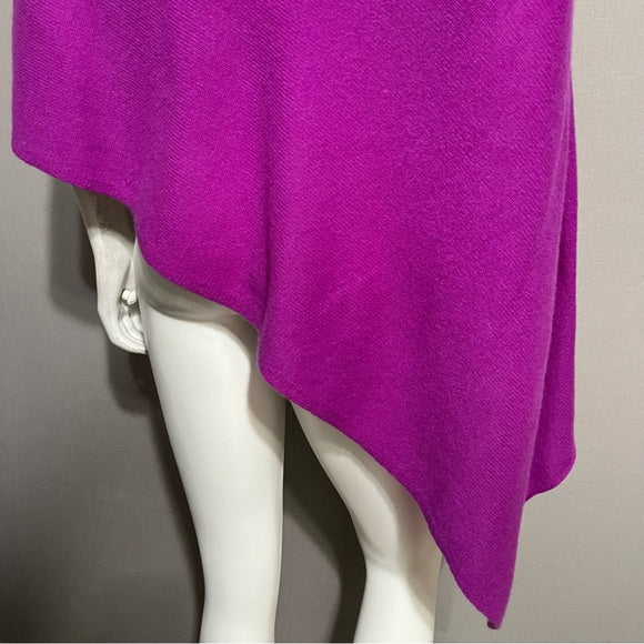 Claudia Nichole 100% Cashmere Fushia Poncho