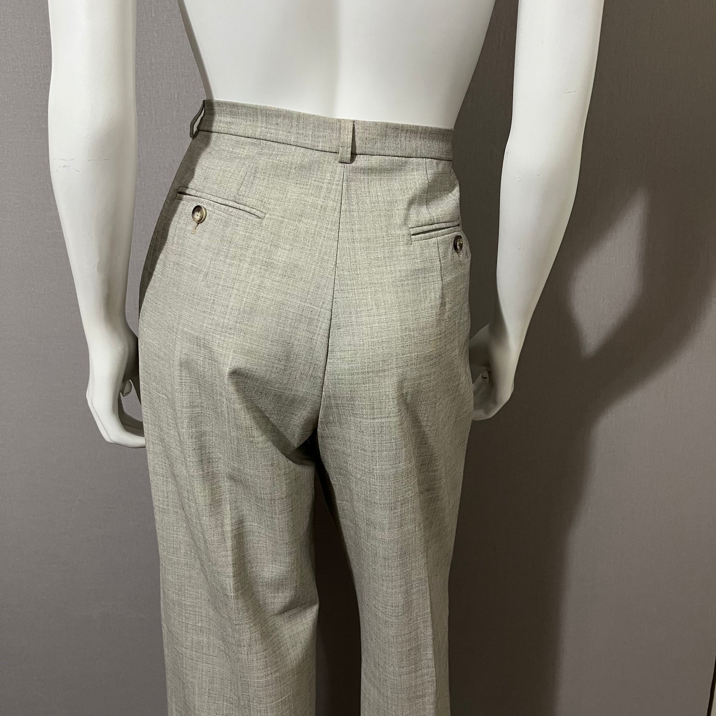 Gunext Fleece Wool Grey | Taupe Career Pants Sz-12