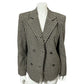 Wool Vintage Jones New York Wool Blend Plaid Blazer Sz-12