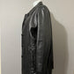 III State Black Longline Leather Jacket Sz-1X