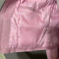 Vintage Pink Suede Leather Jacket Sz-Xtra Small