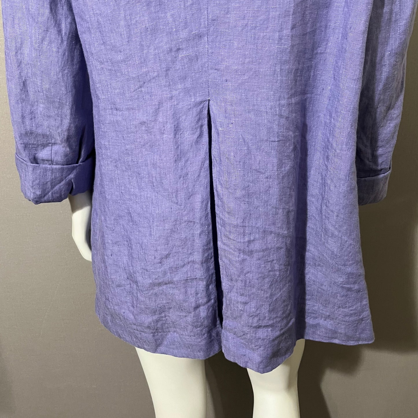 Coldwater Creek Lavender Linen Blazer Sz-16