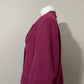 Cashmere/ Wool Blend LL Bean Burgundy Blazer Jacket Sz-20