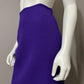 Vintage Carolyn Roehm Purple High Waisted Wool Skirt Sz-10
