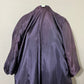 Wool Branigan Weavers Plaid Burgundy/Navy Longline Coat Sz-Small