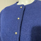 Vintage Field Manor Blue Boiled Wool Sweater Sz-14