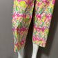 Lilly Pulitzer Multicolored Animal Print Cotton Capri Pant Sz-12