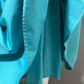 Vintage Inspired Nine West Turquoise Cotton Snap Front Dress Sz-8