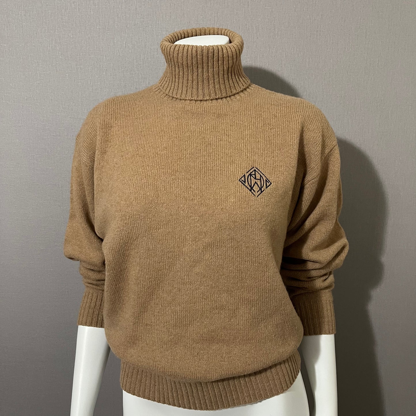 Ralph Lauren Camel Hair | Lambswool Turtleneck Sweater Sz- Small