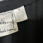 Cotton Black Fruit Embroidered Open Front Blazer Sz-Medium