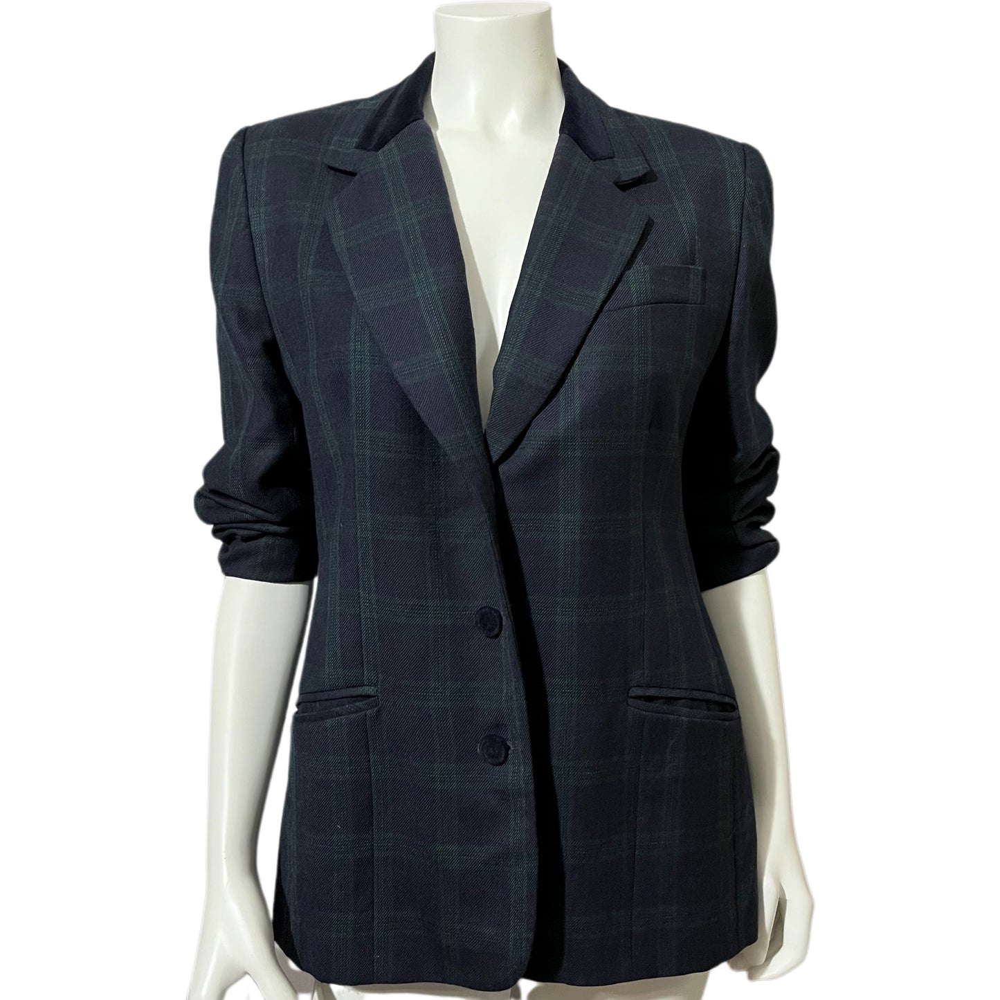 Talbots Plaid Petites Blazer Sz-10P