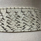 Vintage Rare Genuine Snake Skin Gold/Silver Buckle Adjustable Belt M-XL