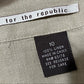 For The Republic Tan 100% Linen Jacket Sz-10