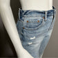 Pistola Distressed Light Wash Boyfriend Jeans Sz-26