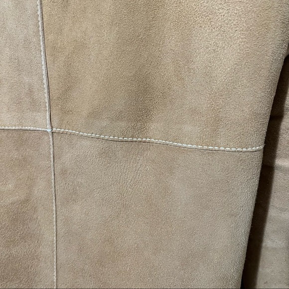 Vintage Rare Bonnie Cashin Sills Camel Suede | Leather Mod Style Jacket Sz-Small