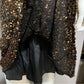 Vintage Oleg Cassini Black Gold Sequin Fit & Flare Dress Sz-12