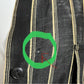 Lauren Ralph Lauren Black/Tan Stripe Silk Linen Shirt Sz-2X