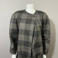 Wool Vintage Jacques Vert Plaid 2 Pc Skirt Suit Set Sz-16