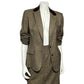 Evan Picone Brown | Tan With Velvet Collar Suit Set Sz-14