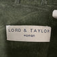Lord & Taylor Green Suede Leather Blazer/Jacket Sz-22W
