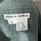 Debra DeRoo Green Silk/Linen Blend 2 Pc Pant Set Sz-Small