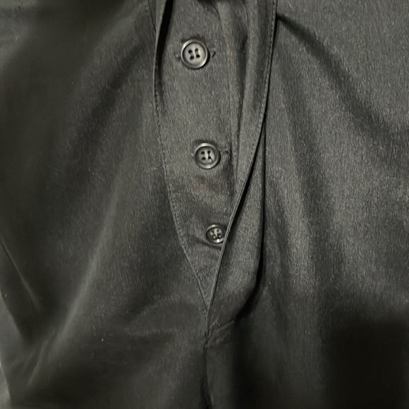 Black 100% Silk High Waisted Light Weight Pants Sz- XL