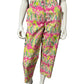 Lilly Pulitzer Multicolored Animal Print Cotton Capri Pant Sz-12