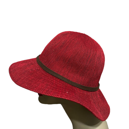 Olsenboye Red Toned Foldable Floppy Hat