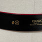 Vintage Escada Blue Suede With Red Leather Trim Belt Sz-40