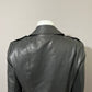 DKNY Lamb Skin Leather Moto Jacket Sz-Medium
