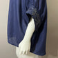 Bella Tu by Gorsuch Navy Blue Beaded Linen Tunic Top Sz-Large/XL