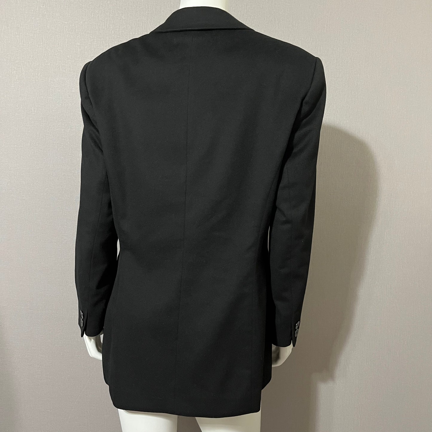 Vintage Laurel Black Wool/Cashmere Blend 2-Button Blazer Sz-Large-XL