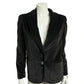 Vintage Crazy Horse Velvet Black Blazer