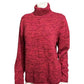 Jeanne Pierre Burgundy Red Turtleneck Sweater Size XL