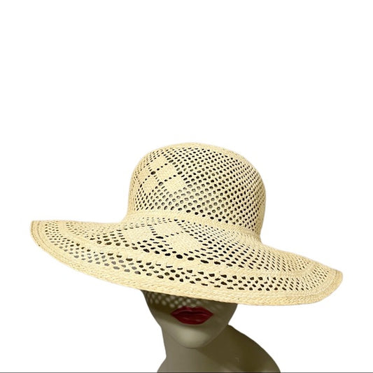 Straw Sun Hat One Size