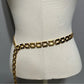 Skinny Gold Chain Square Adjustable Belt