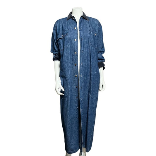 Vintage Ralph Lauren 100% Cotton Duster Jacket/Dress Sz-8