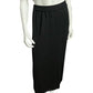 Tweeds Black Maxi Merino Wool Pencil Knit Skirt