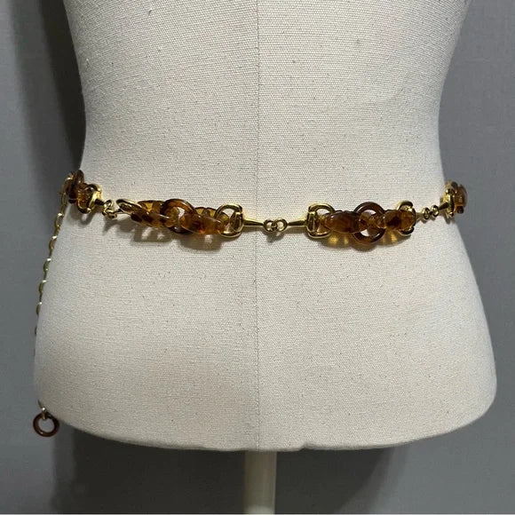 Gold Metal Chain Belt Sm/Med