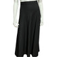 Lauren Ralph Lauren Black Wool Flare Midi Skirt Sz-16W